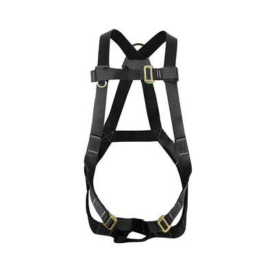 Vertigo Basic Full Body Harness – Black for Industrial Safety & Fall Protection