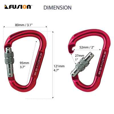 Eureka Screwgate Aluminum Carabiner