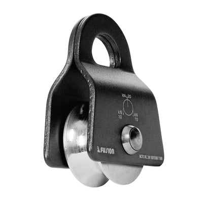 1 1/2"Aluminum Micro Pulley Side Swing - Black