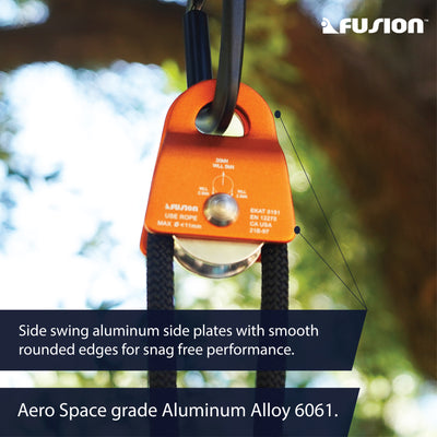 1 1/2"Aluminum Micro Pulley Side Swing