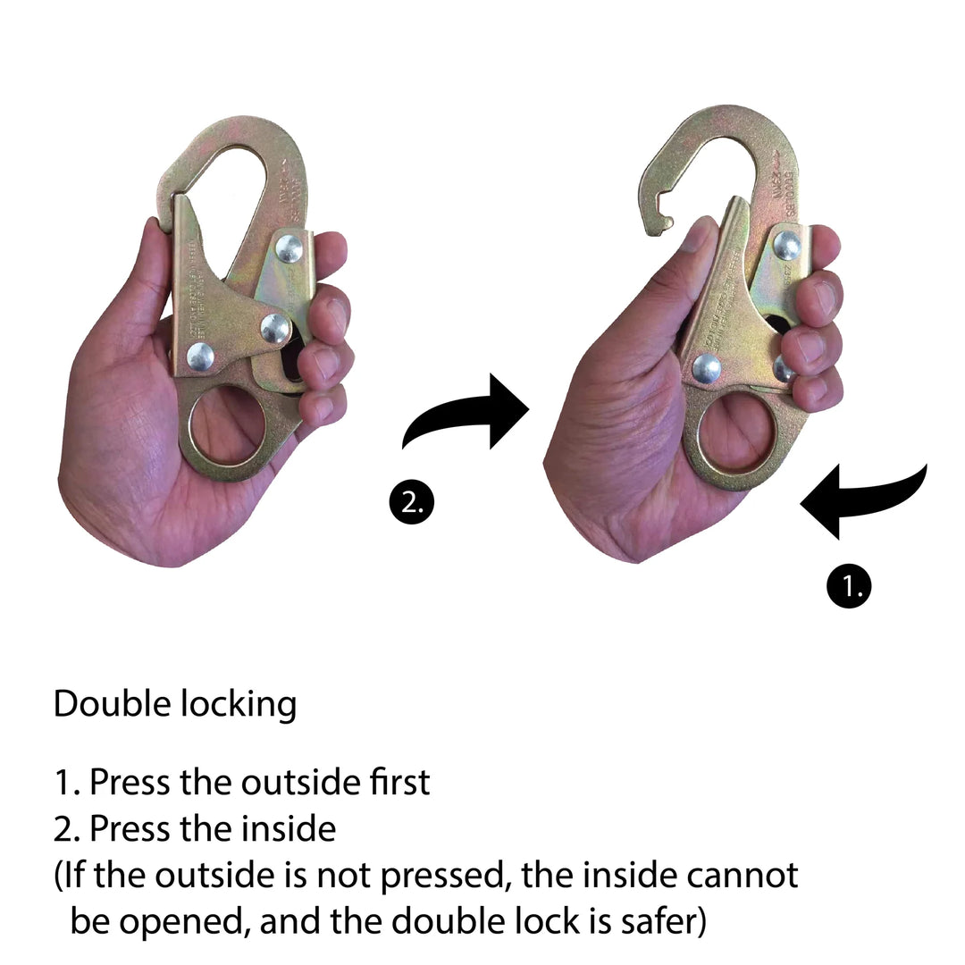 Lobster Claw Lanyard for Zipline Safety | [Fusion Climb USA]