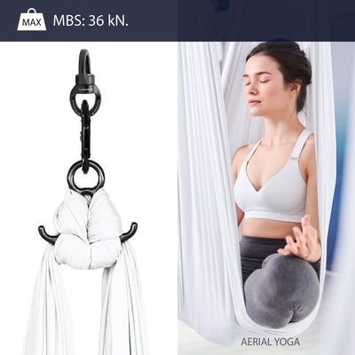Oval Swing Swivel - Fusion Aluminum Swivel with 360-Degrees Range of Motion