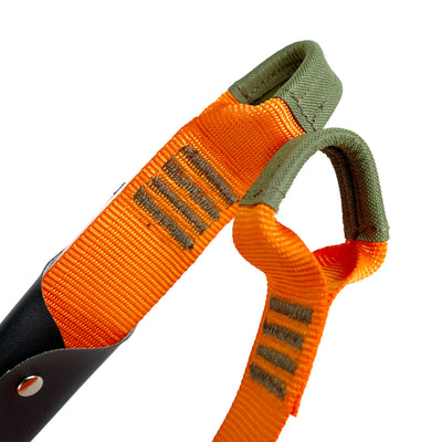 Zip Line Tether Specialty Lanyard Two Gear Loops / 1.75" Webbing
