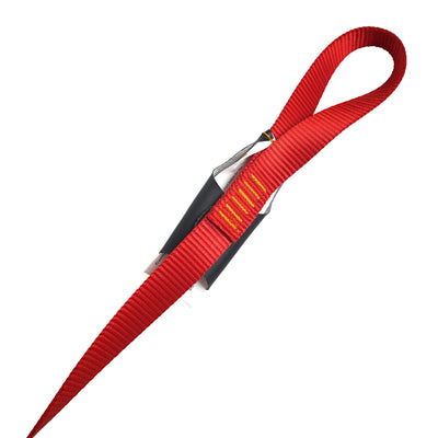 Zip Line Tether Lanyard Adjustable Hitch Loop Delta Ring 1" Webbing