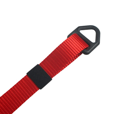 Zip Line Tether Lanyard Adjustable Hitch Loop Delta Ring 1" Webbing