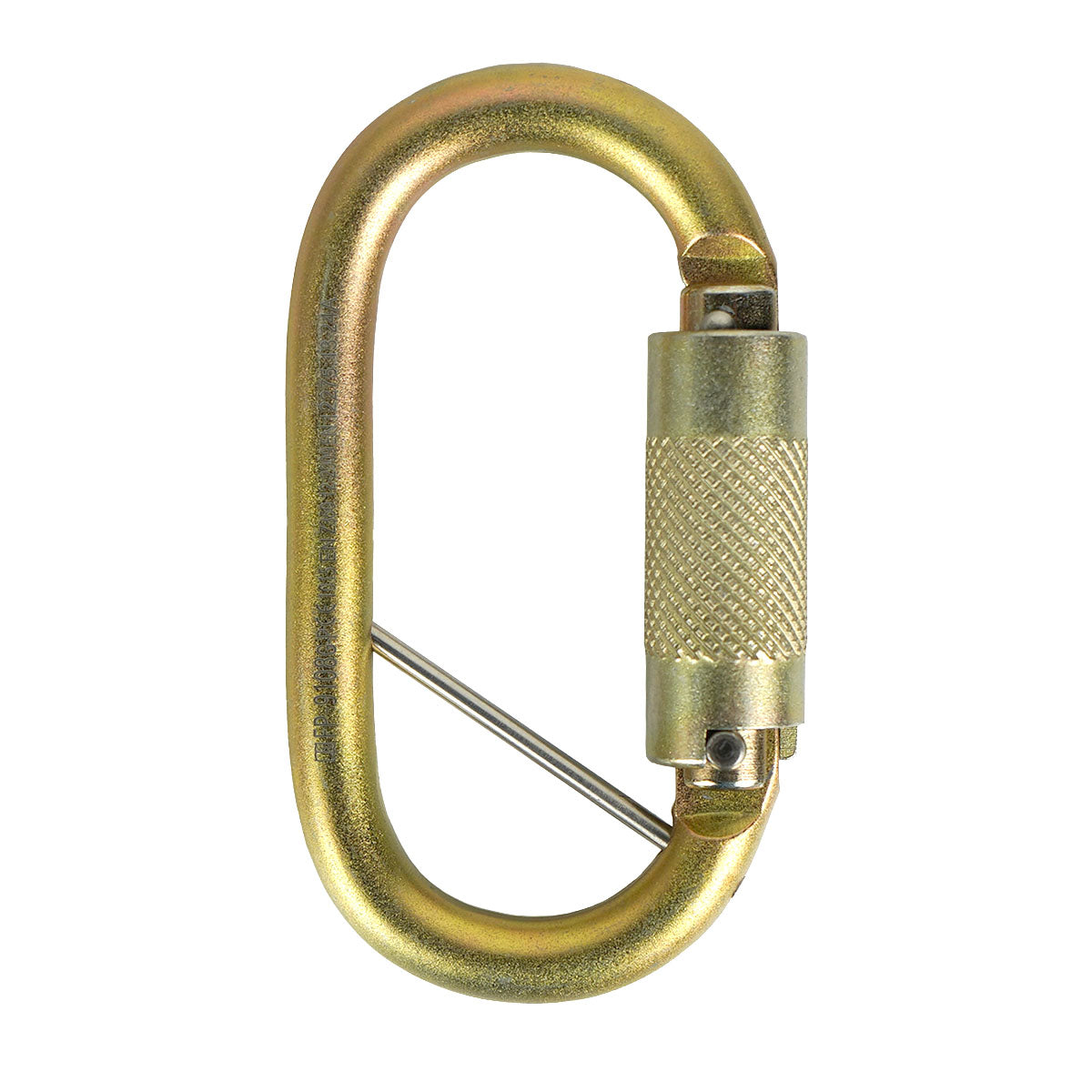 Ovatti Steel - Auto Lock Carabiner - With Captive Eye Pin - Gold