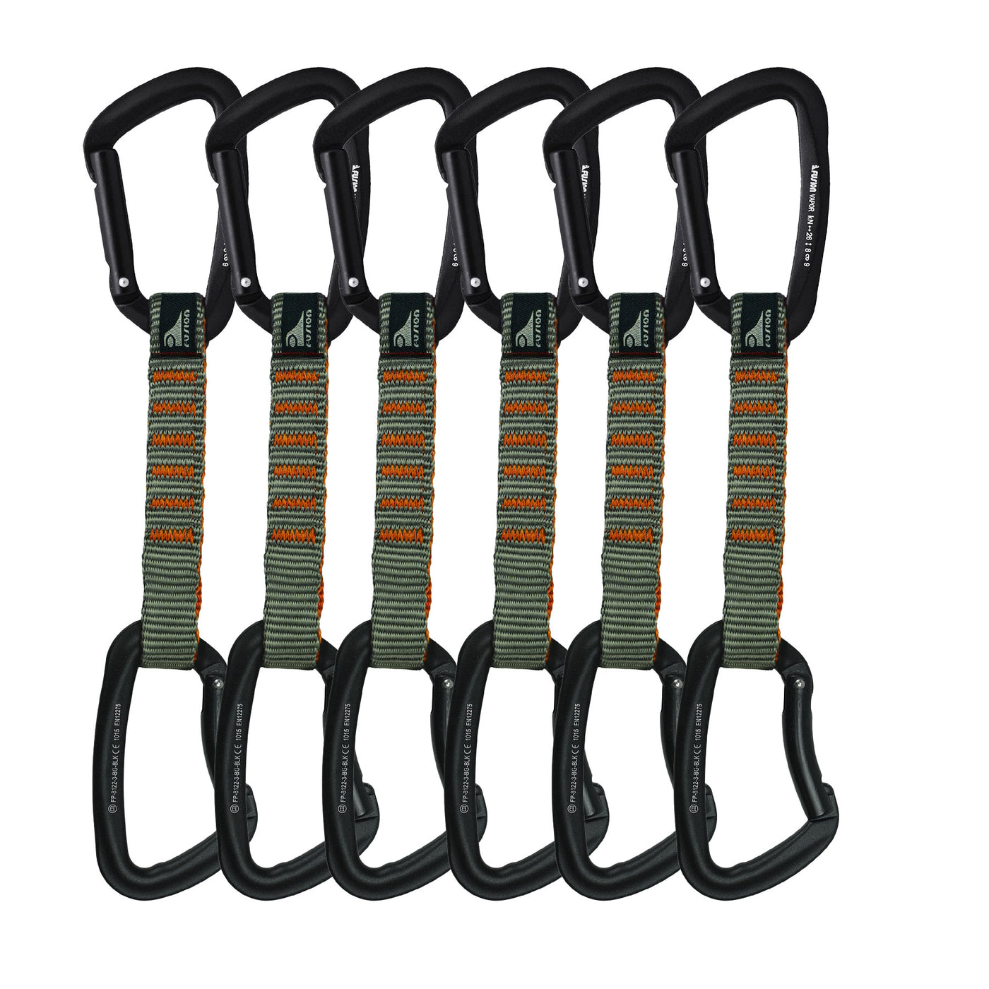 Fusion climb pack 11cm / 20cm quickdraw set