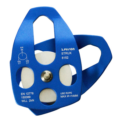 Strux Aluminum Rescue Side Swing Double Pulley