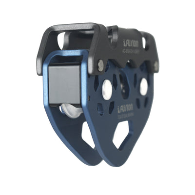 Tesa Speed Pulley Dual Bearing - With Carabiner Bracket - Blue