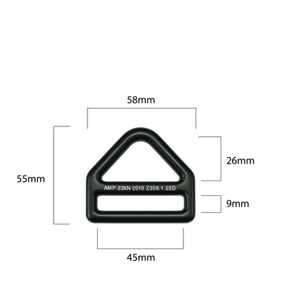 Steel Triangle D-Ring