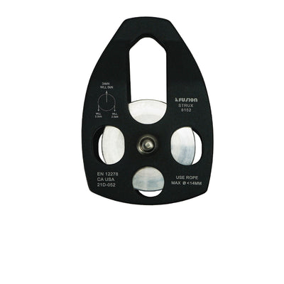 dual pulley system for rigging and climbing