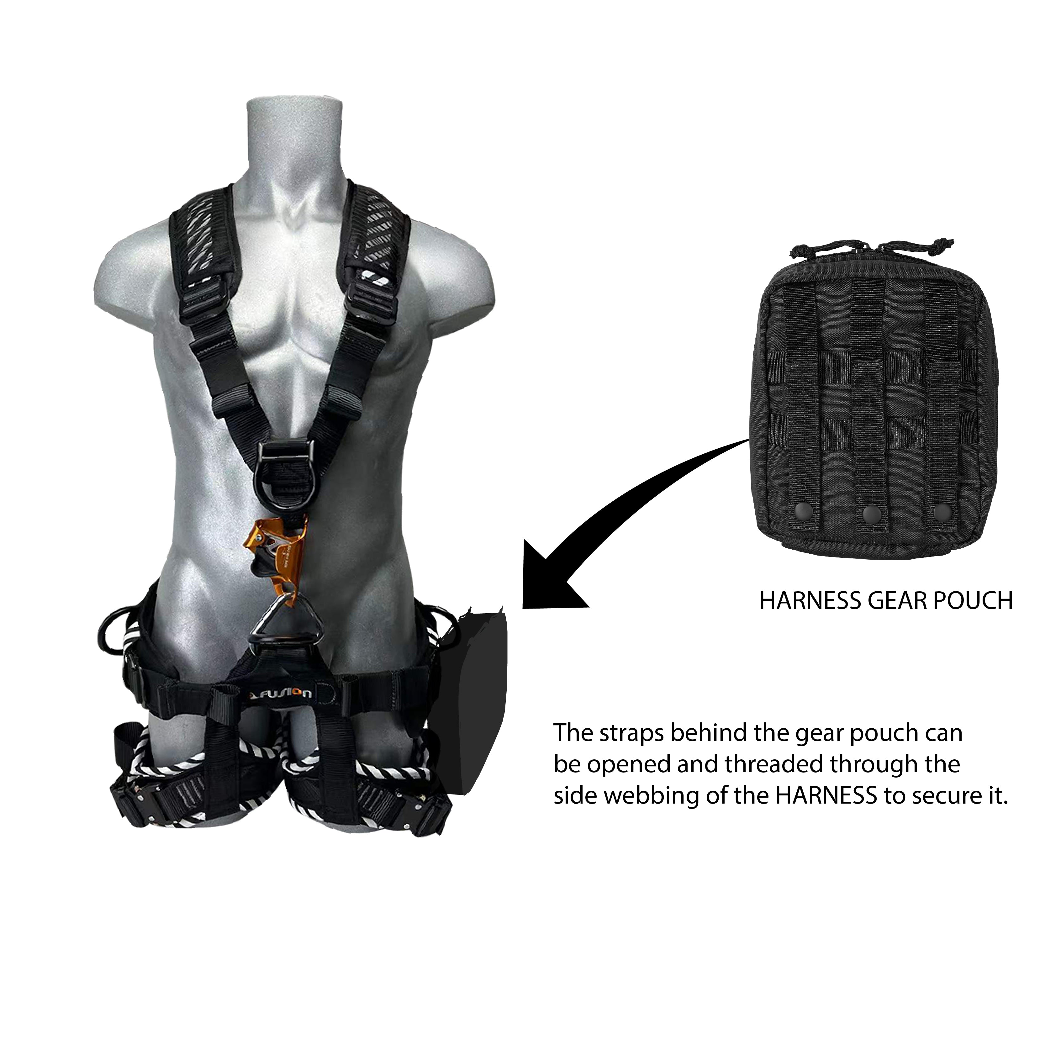 fusion gear Utility Gear Pouch - Black