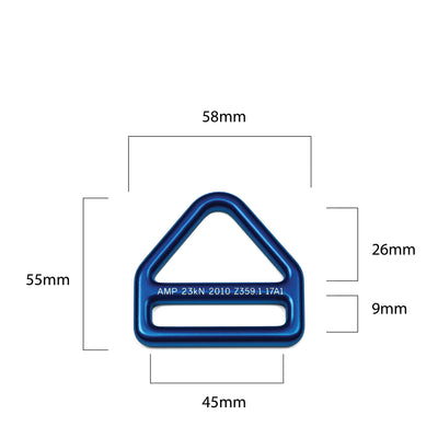Steel Triangle D-Ring