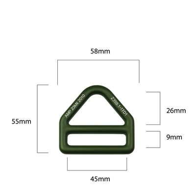 Steel Triangle D-Ring