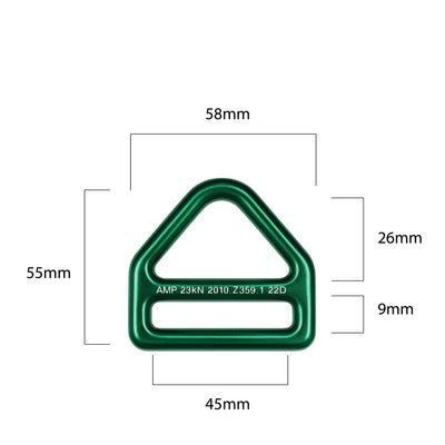 Steel Triangle D-Ring