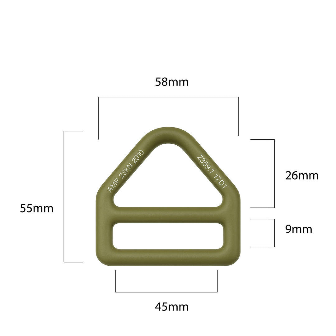 Steel Triangle D-Ring – Fusion Climb