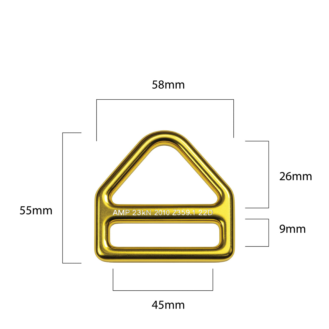 Steel Triangle D-Ring – Fusion Climb