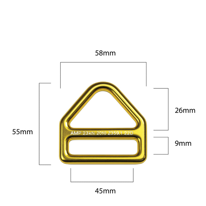 Steel Triangle D-Ring – Fusion Climb