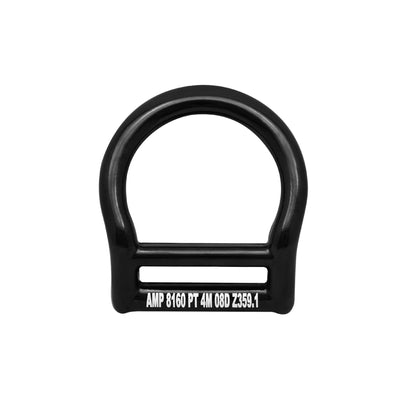 Bent Aluminum Slotted D-Ring for 1 3/4" Webbing