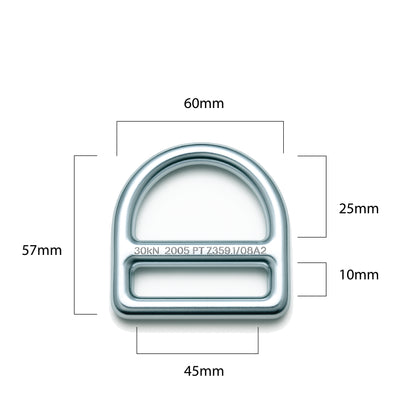 Steel D-Ring – Half Circle