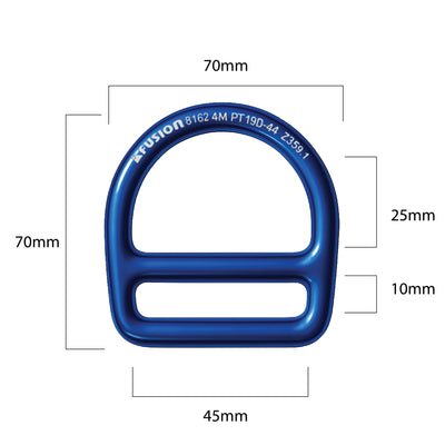 Tanko Single Slotted Aluminum D-Ring