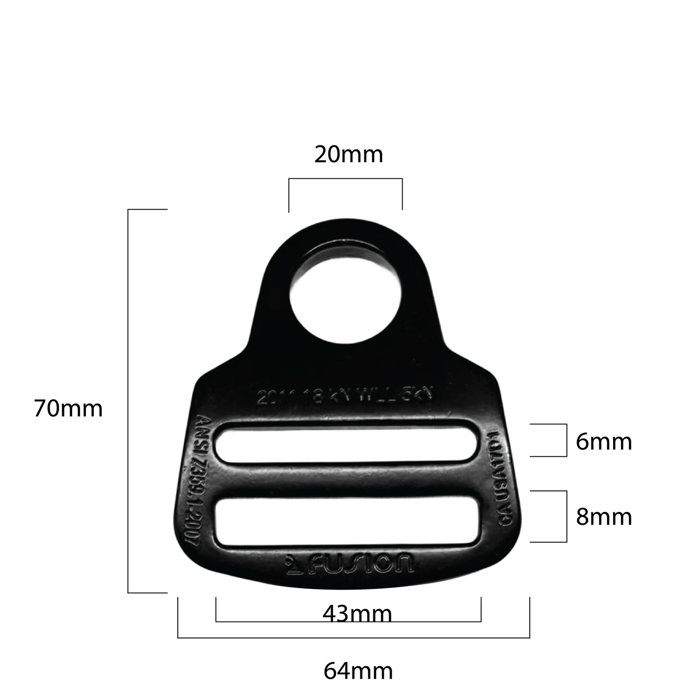 Steel Connector – Dual Slot