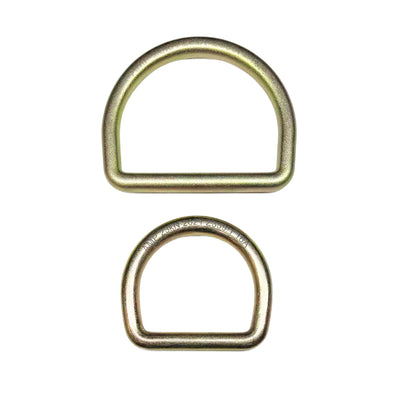 Steel D-Ring Set – 23kN (2-Pack)