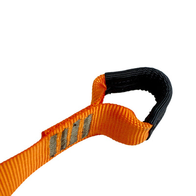 Zip Line Tether Specialty Lanyard Two Gear Loops / 1.75" Webbing