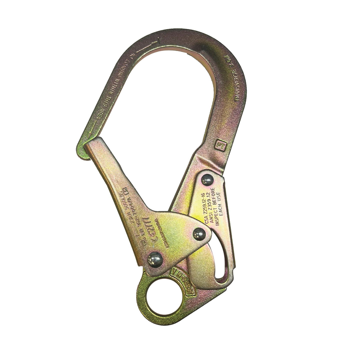 Infinity Alloy Steel Extra-Large Rebar Snap Hook – Double Locking for Rigging & Lifting