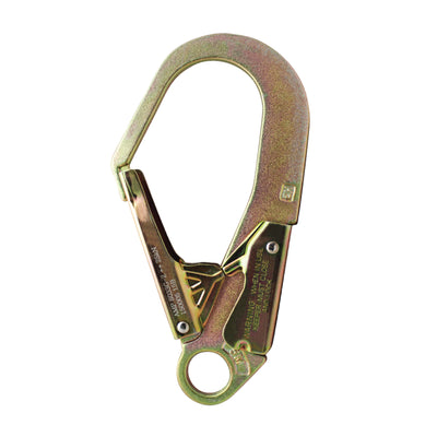 Infinity Alloy Steel Double Locking Rebar Snap Hook – Gold for Industrial Safety
