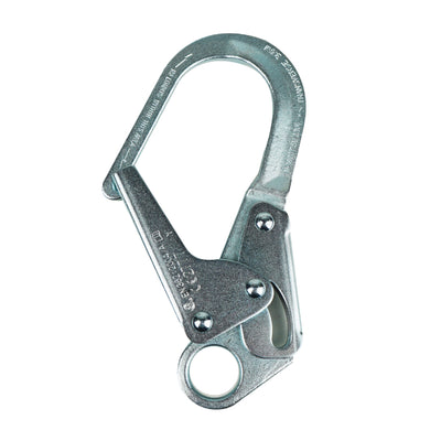 Infinity Alloy Steel Double Locking Rebar Snap Hook – Silver for Industrial & Rigging