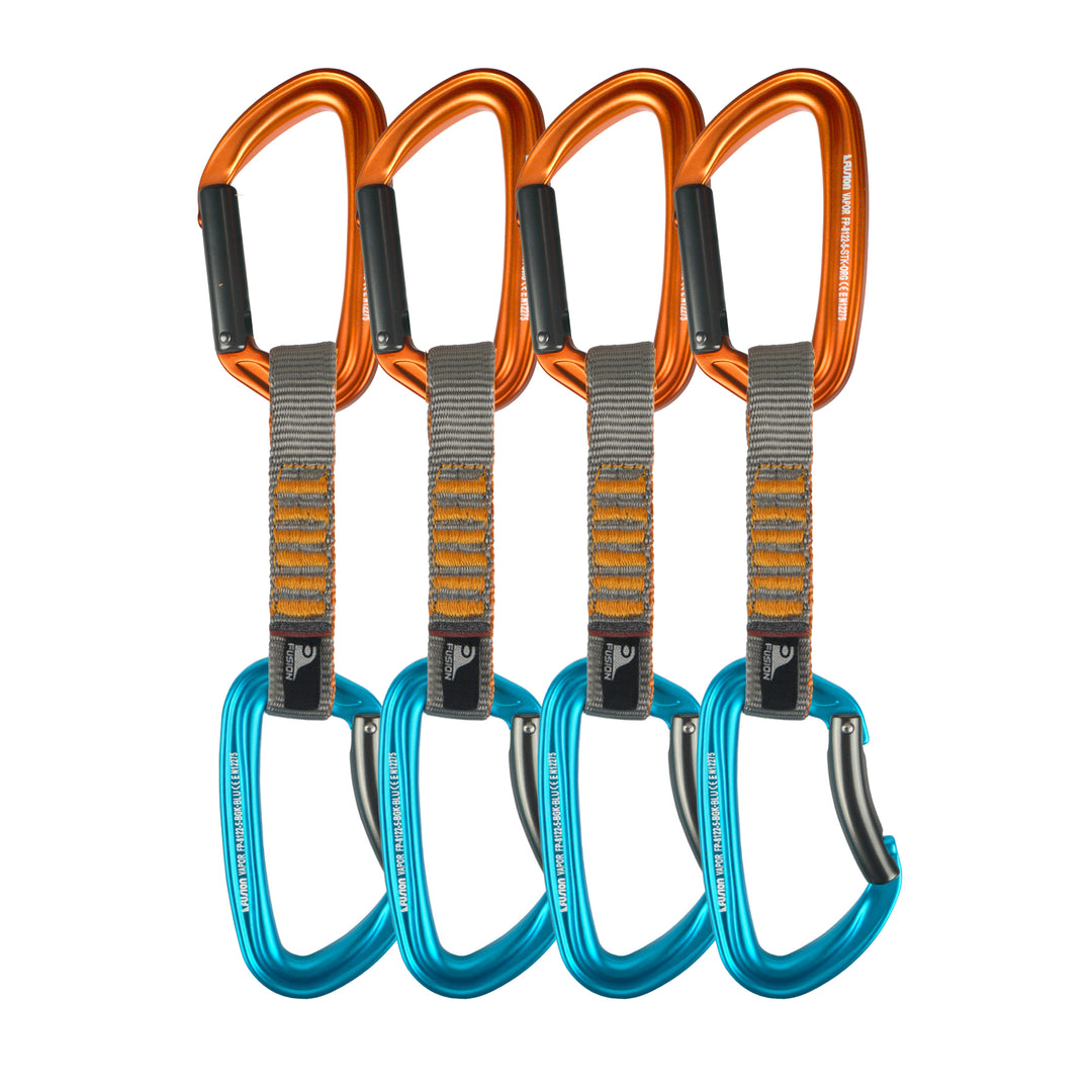 Quickdraws for Climbing | Climbing Gear & Carabiner Sets | Fusion