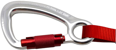 Adjustable Lanyard w/ True Captive Eye Aluminum Carabiner