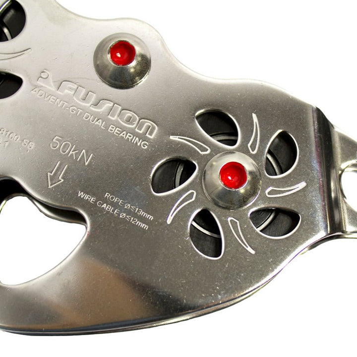 Advent Zipline Trolley Pulley - Stainless Steel | Fusion Climb