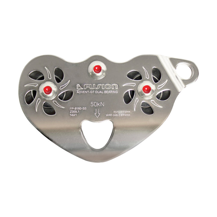 Advent Zipline Trolley Pulley - Stainless Steel | Fusion Climb