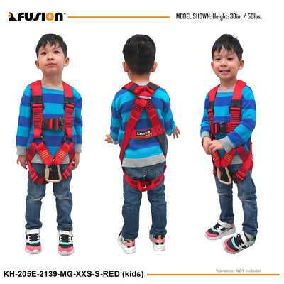 Aventa Challenge Course full body harness - ANSI/OSHA Approved