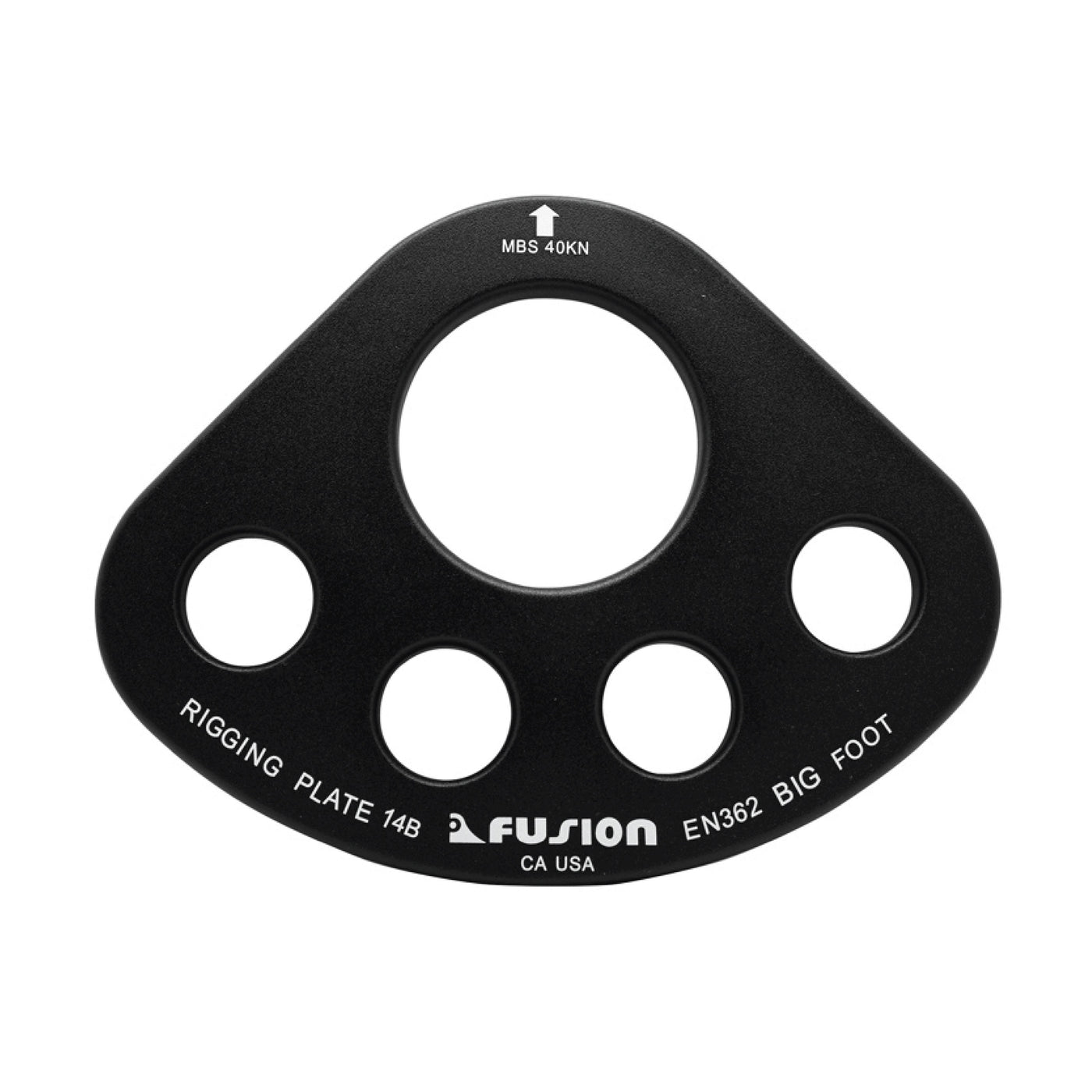 Big Foot Aluminum Large 5 Hole Rigging Anchor Plate Descender