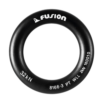 Black Aluminum O-Ring - Large 2.7"