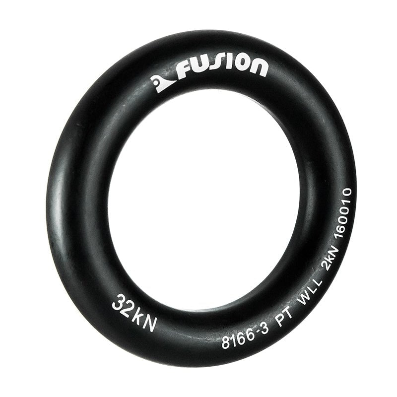 Black Aluminum O-Ring - Large 2.7"