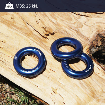 Blue Aluminum O-Ring - Small 2"
