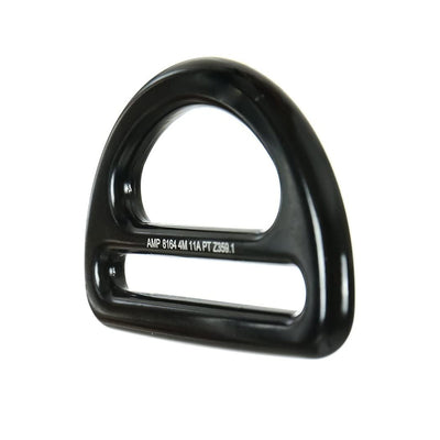 Bretta Aluminum Slotted D-Ring for 3 1/4" Webbing Black