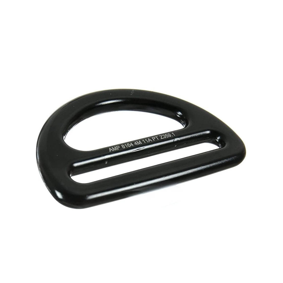 Bretta Aluminum Slotted D-Ring for 3 1/4" Webbing Black