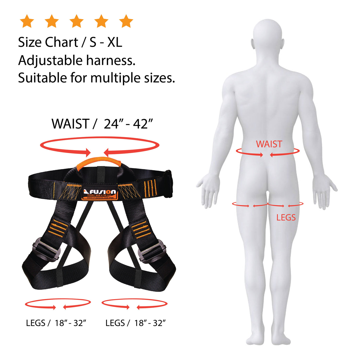 Centaur Half Body Harness - Fusion Climb