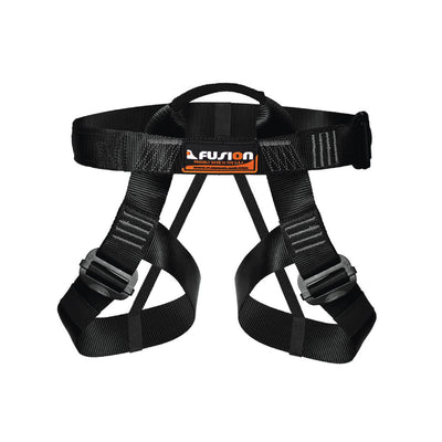 Centaur Steel Half Body Climbing Harness – Black Adjustable Belt for Gym, Rescue, and Outdoor Training