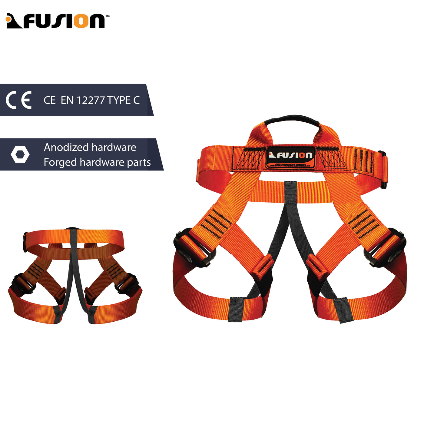 Centaur Half Body Harness - Orange