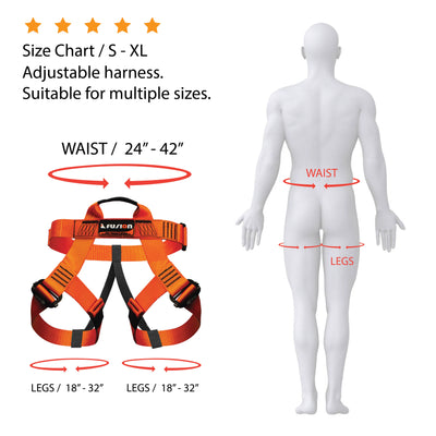 Centaur Half Body Harness - Orange