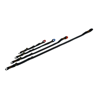 Zip Line Tether Adjustable Lanyard Triangle D-Ring