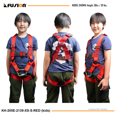 Aventa Challenge Course full body harness - ANSI/OSHA Magnezilla TM Buckle