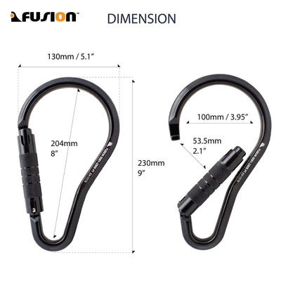 Prima Auto Lock Carabiner - Aluminum