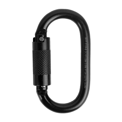 Ovatti Steel Auto Lock Carabiner – Oval Steel Clip with Pin Nose for Climbing & Rescue